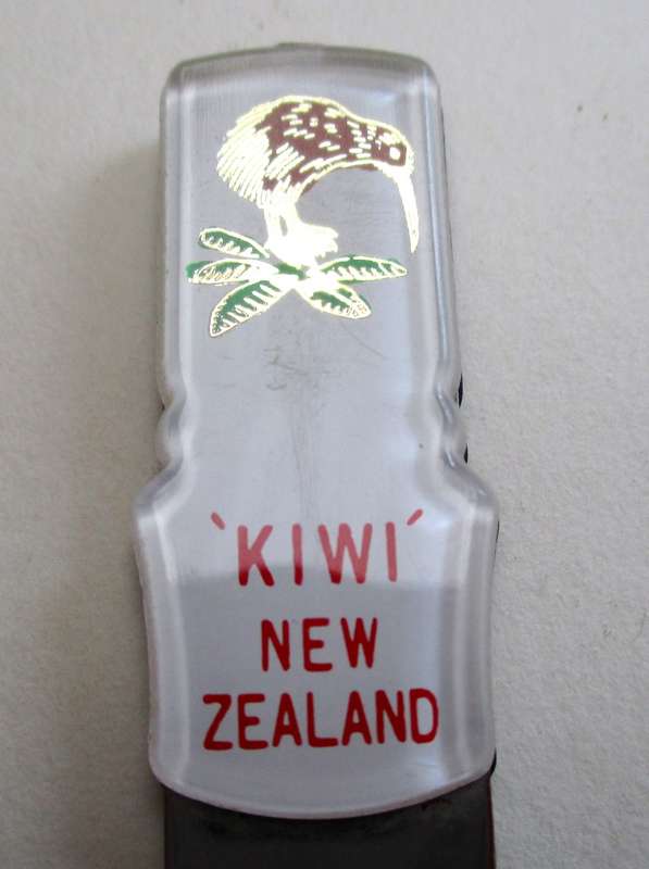 Vintage KIWI - New Zealand Letter Opener - small knife in sheath