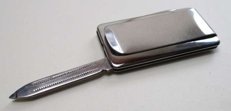 Vintage Money Clip / tool / knife, Anvil Prov. Made in USA