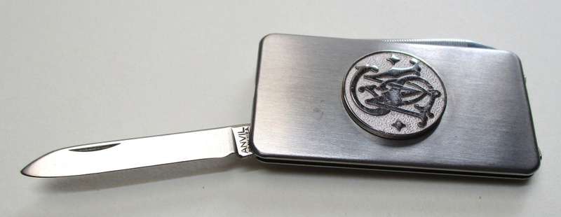 Vintage Money Clip / tool / knife, Anvil Prov. Made in USA