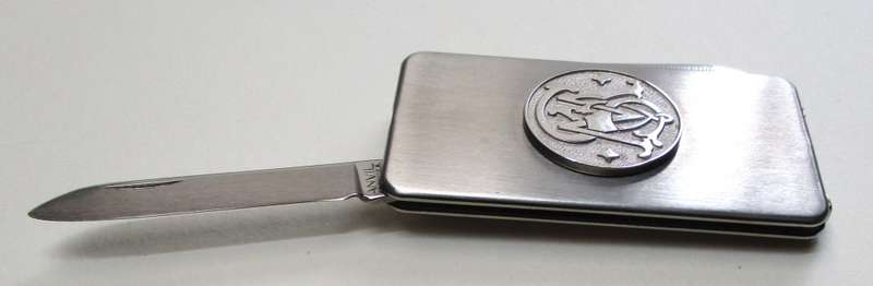 Vintage Money Clip / tool / knife, Anvil Prov. Made in USA