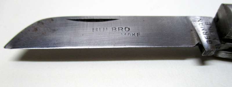 Vintage black Bulbro two blade Jack knife / pocket knife, made in Germany