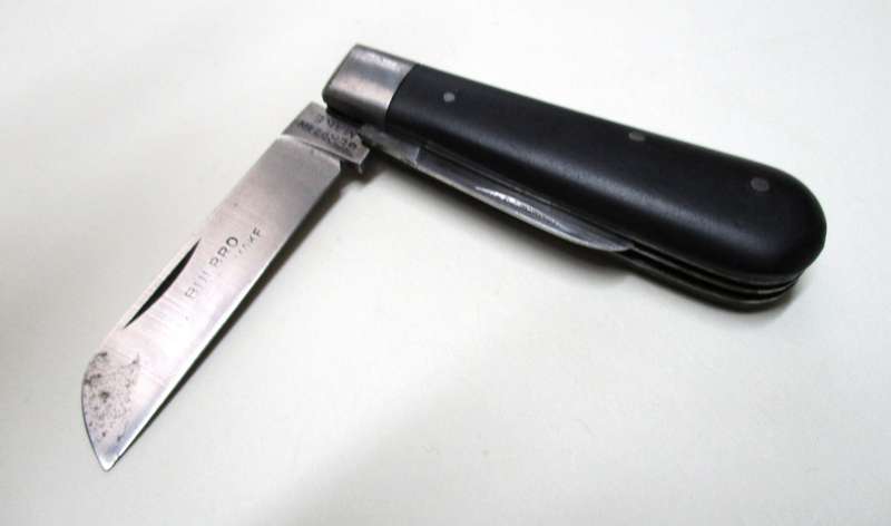Vintage black Bulbro two blade Jack knife / pocket knife, made in Germany