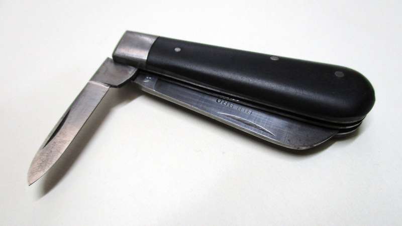 Vintage black Bulbro two blade Jack knife / pocket knife, made in Germany