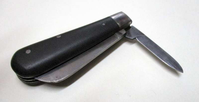 Vintage black Bulbro two blade Jack knife / pocket knife, made in Germany