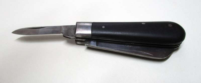 Vintage black Bulbro two blade Jack knife / pocket knife, made in Germany