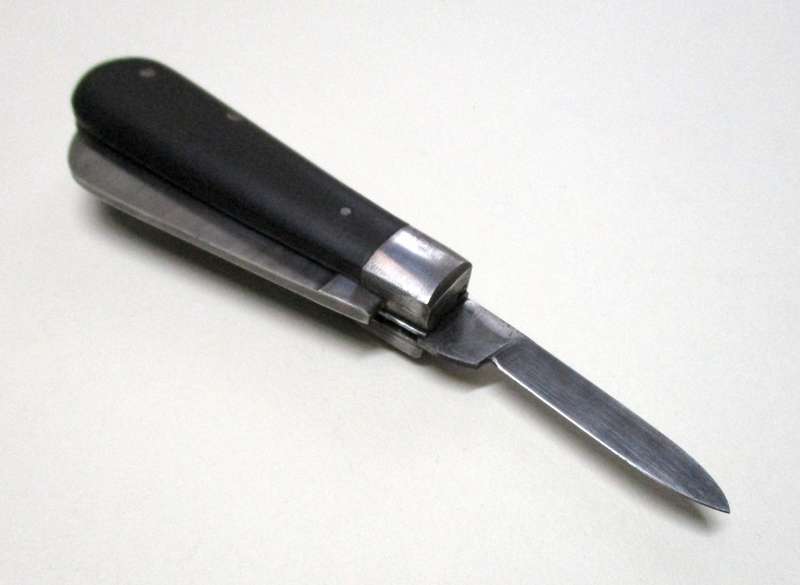 Vintage black Bulbro two blade Jack knife / pocket knife, made in Germany
