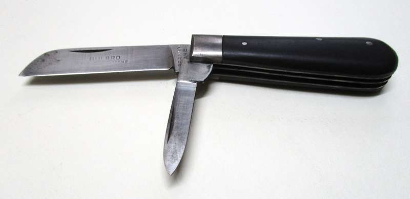Vintage black Bulbro two blade Jack knife / pocket knife, made in Germany