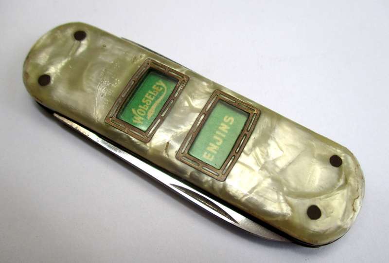 Rare - Unusual vintage folding knife / pocket knife - made in Solingen Germany
