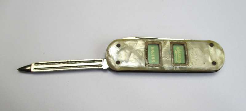 Rare - Unusual vintage folding knife / pocket knife - made in Solingen Germany