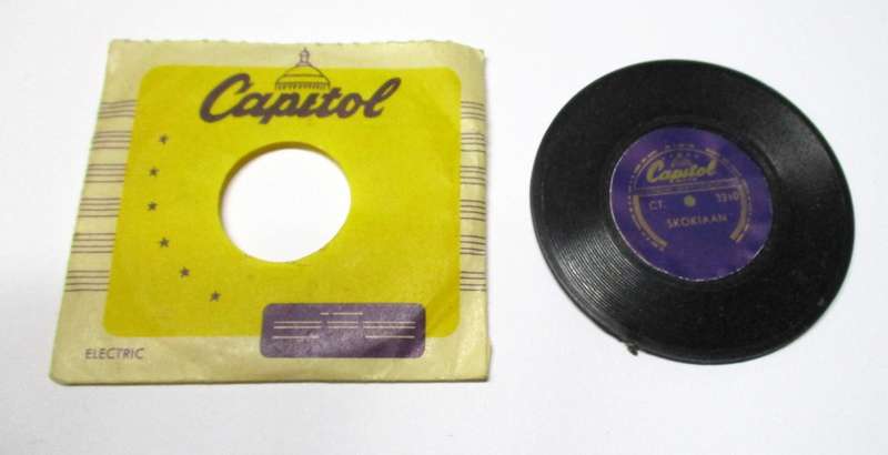 Miniature vintage non - playing record / LP - Promotional