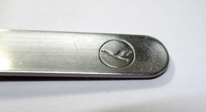 Lufthansa Airline tea spoon designed by Wolf Karnagel