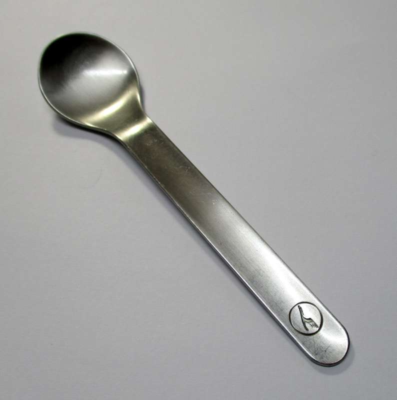 Lufthansa Airline tea spoon designed by Wolf Karnagel