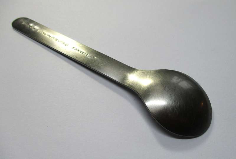 Lufthansa Airline tea spoon designed by Wolf Karnagel