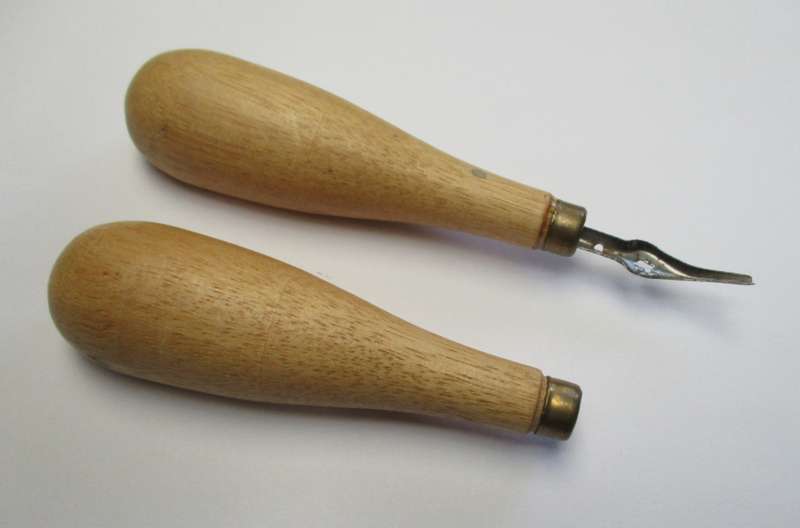 William Mitchell Lino tool handle / Lino cutter / craft / art / printmaking - made in England