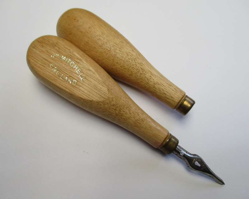 William Mitchell Lino tool handle / Lino cutter / craft / art / printmaking - made in England