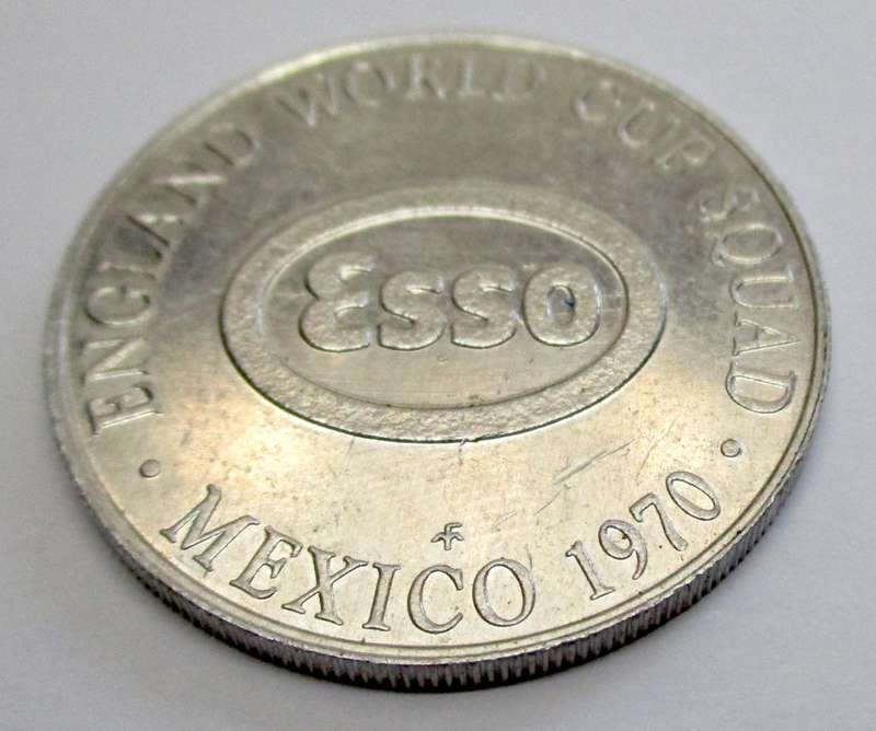 Football token - England World Cup Squad - Mexico 1970 - Bobby Moore - ESSO collection