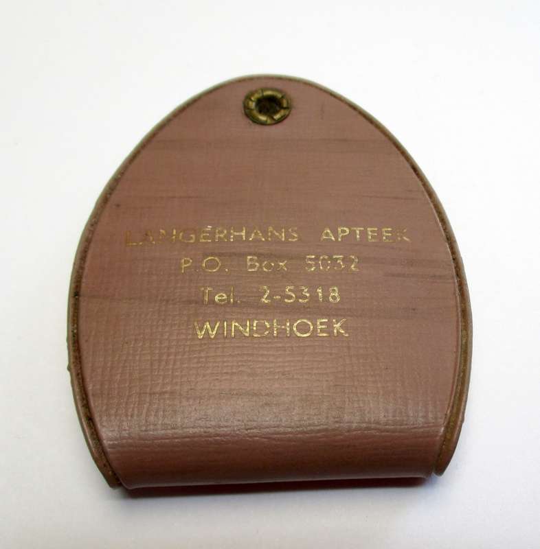 Vintage pocket magnifying glass - Windhoek Apteek