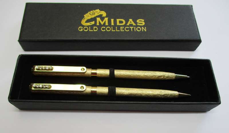 Midas Gold Collection Pen Set - Ballpoint and pencil