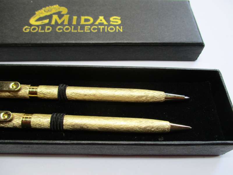 Midas Gold Collection Pen Set - Ballpoint and pencil