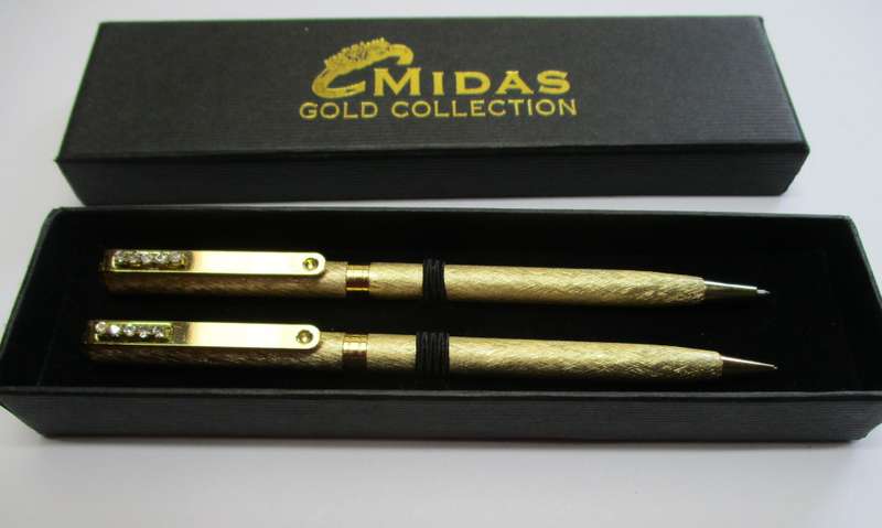 Midas Gold Collection Pen Set - Ballpoint and pencil