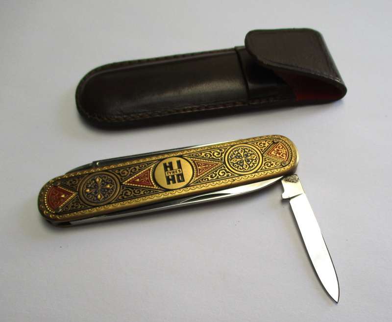 Vintage Brass Toledo Gentleman`s Pocket knife - SMF made in Solingen, Germany
