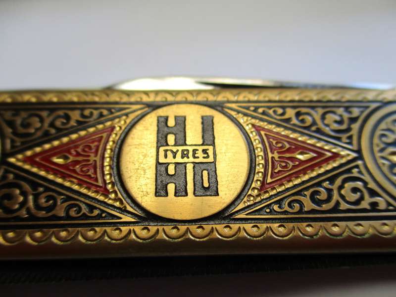 Vintage Brass Toledo Gentleman`s Pocket knife - SMF made in Solingen, Germany
