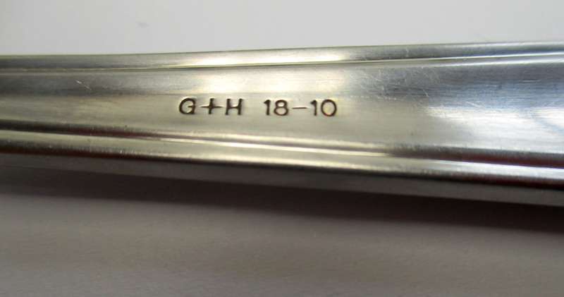 Vintage SAA Table Spoon - stainless steel - old SAA logo