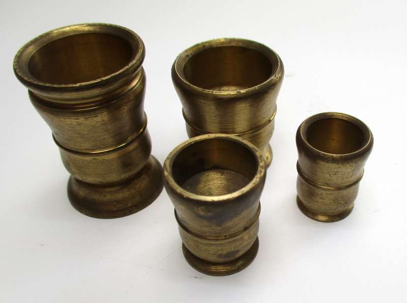 Vintage small Brass printers tray ornaments lot