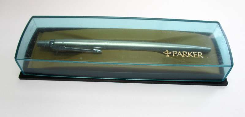 Vintage Parker Jotter ball point pen - Stainless steel 1970s - 80s Made in England