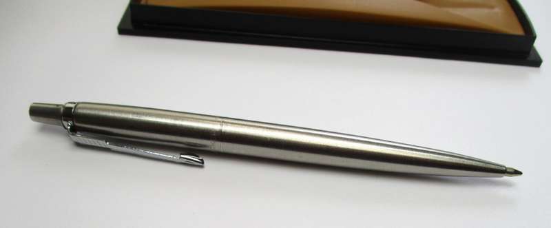 Vintage Parker Jotter ball point pen - Stainless steel 1970s - 80s Made in England