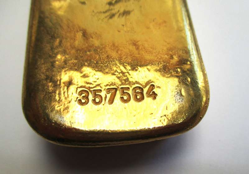 Vintage Chocolate Mould - West Germany BMF "Gold Bar" shape