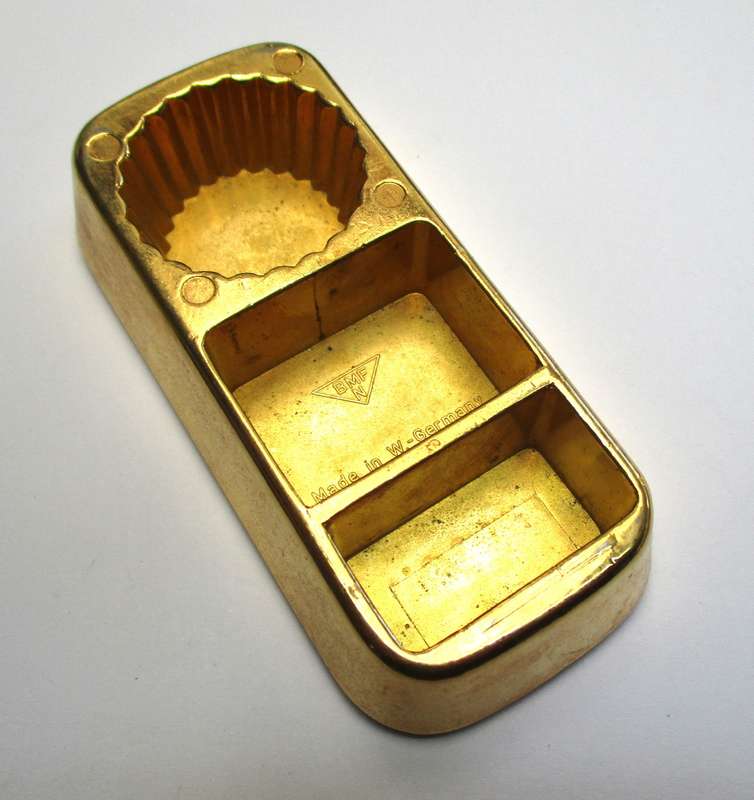 Vintage Chocolate Mould - West Germany BMF "Gold Bar" shape