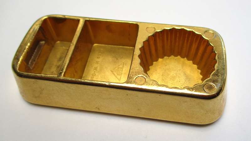Vintage Chocolate Mould - West Germany BMF "Gold Bar" shape