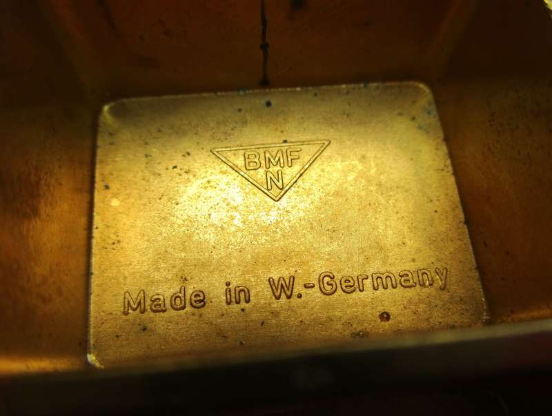 Vintage Chocolate Mould - West Germany BMF "Gold Bar" shape