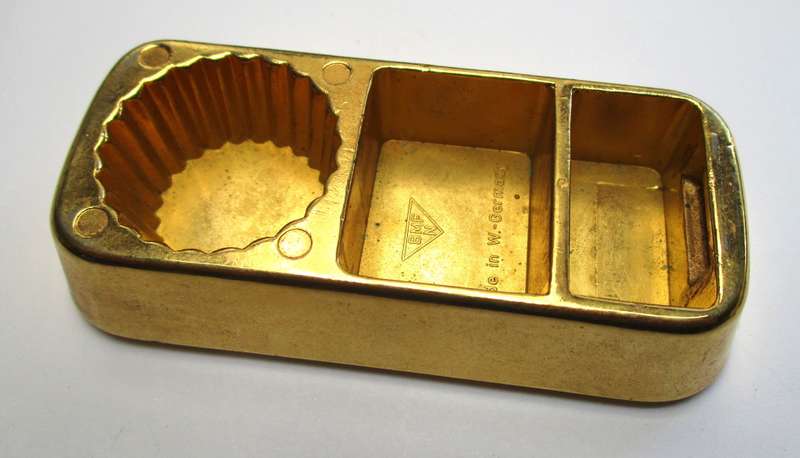 Vintage Chocolate Mould - West Germany BMF "Gold Bar" shape