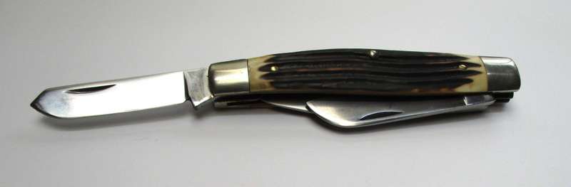 Large Queen Steel Stockman Folding knife - Made in the USA