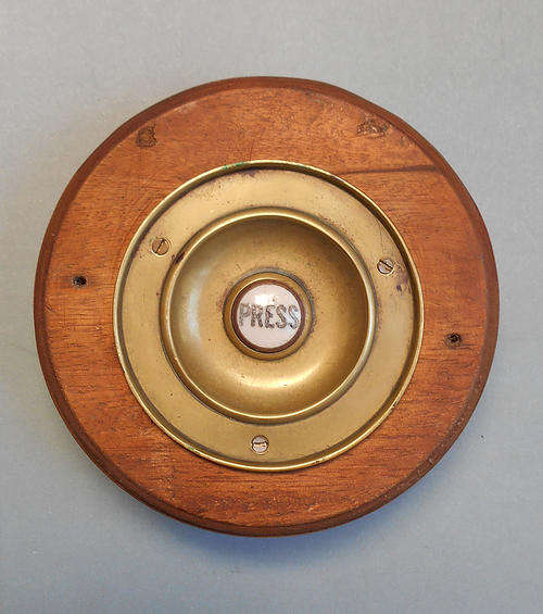 VINTAGE BRASS DOORBELL