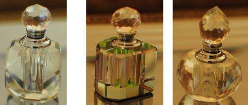 3 X Perfume Glass Bottle 5cm tall and 4cm wide (3 X Free oil perfume fill) SCombo1