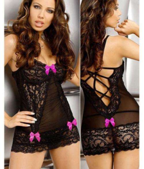 Sexy Black Babydoll