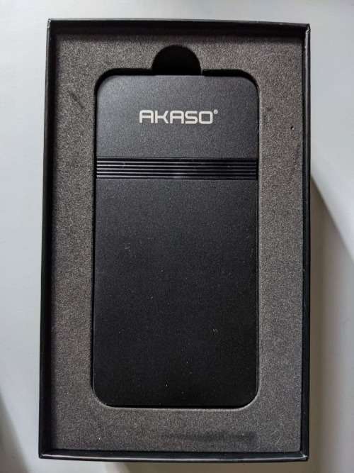 AKASO Mini Projector, Pocket-Sized DLP Portable Projector, 50 ANSI Lumens Video Projector