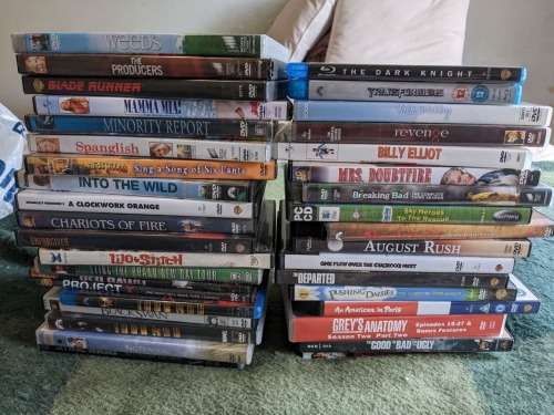 DVD, Blu-ray and PC game collection bundle
