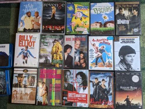 DVD, Blu-ray and PC game collection bundle