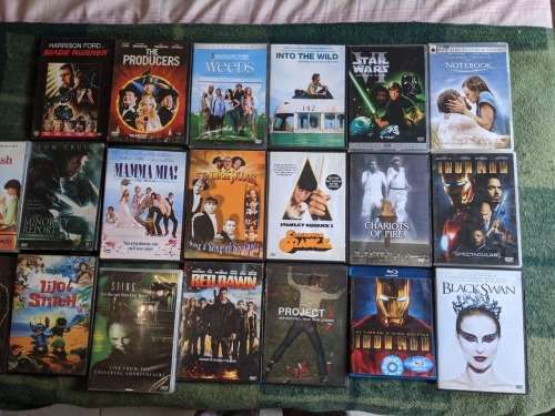 DVD, Blu-ray and PC game collection bundle