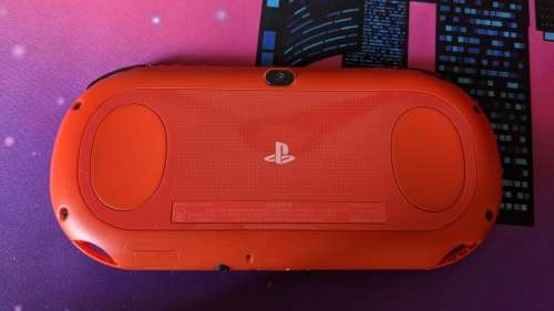 PS Vita Slim (2000) Red and Black with 3 games, 8GB Vita Memory card