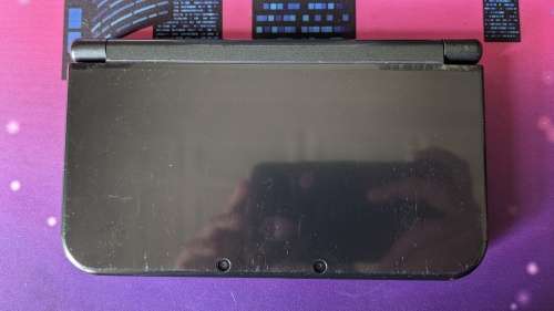 Top IPS Metallic Black New Nintendo 3DS XL/LL +16GB memory card and spare screen protectors+FREEGIFT