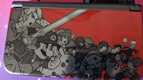 New Nintendo 3DS LL/XL Super Smash Bros Limited Edition Console - Red