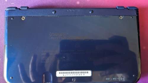 New Nintendo 3DS XL / LL Metallic Blue with 128GB memory card