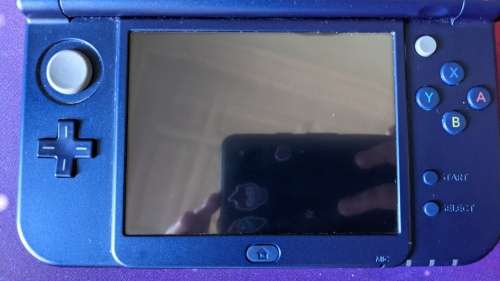 New Nintendo 3DS XL / LL Metallic Blue with 128GB memory card