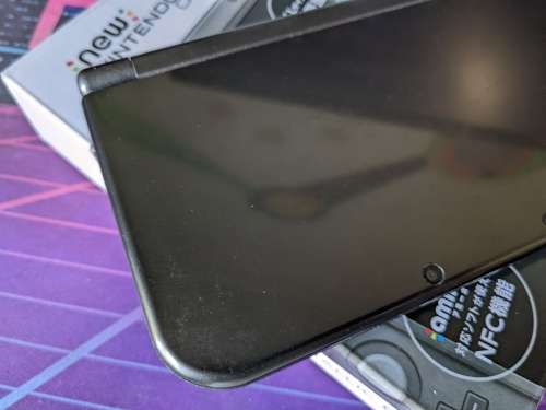 New Nintendo 3DS XL / LL Metallic Black with 128GB memory card