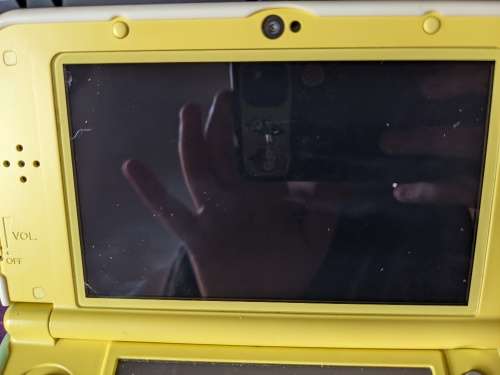 New Nintendo 3DS XL / LL Yellow Pikachu edition with 128GB memory card